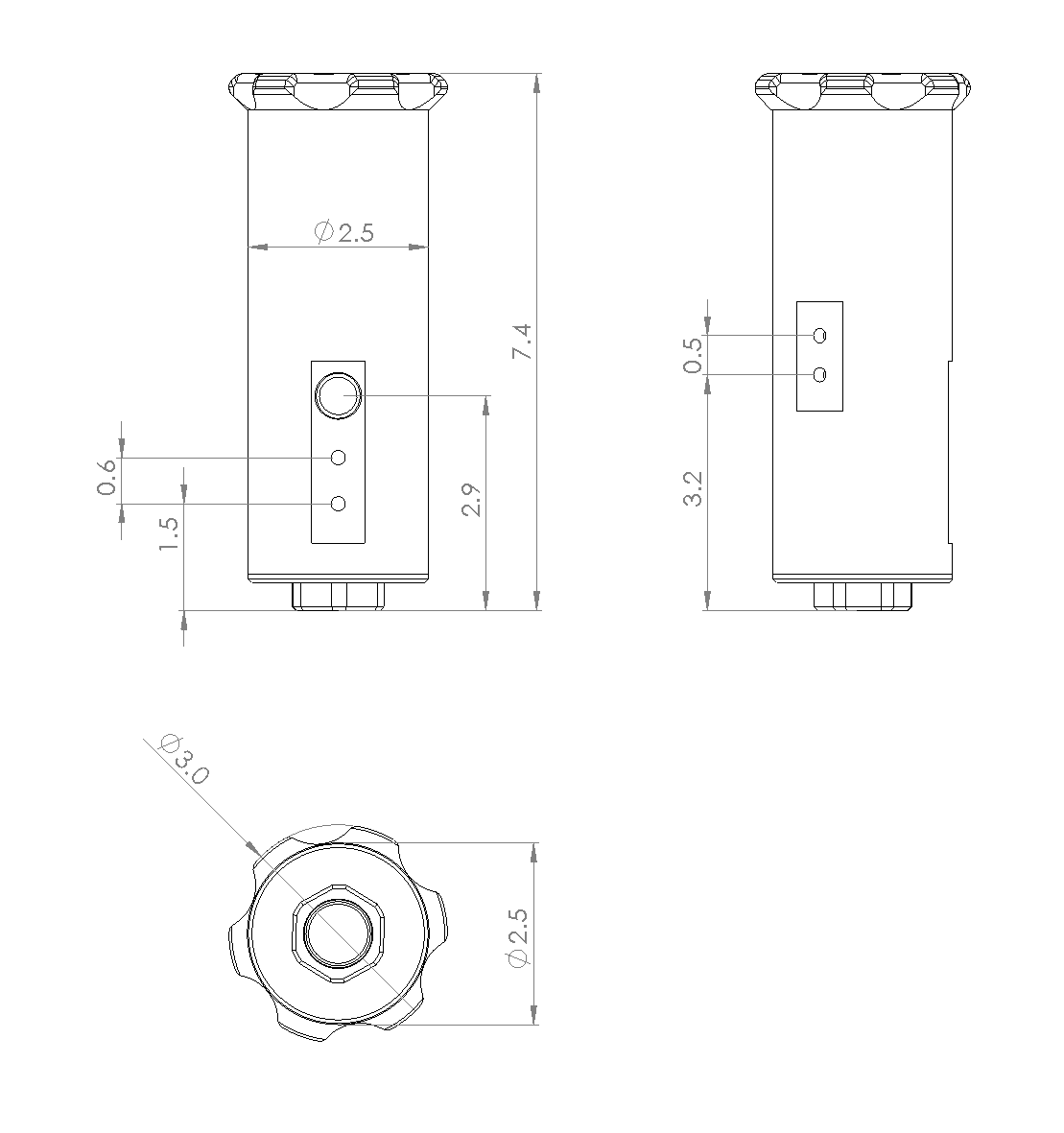 PHR - PHR Billet Power Steering Reservoir Tank