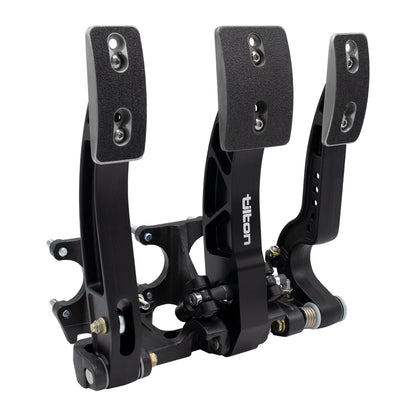 TILTON - 800-Series 3-pedal Floor Mount Pedal Assembly