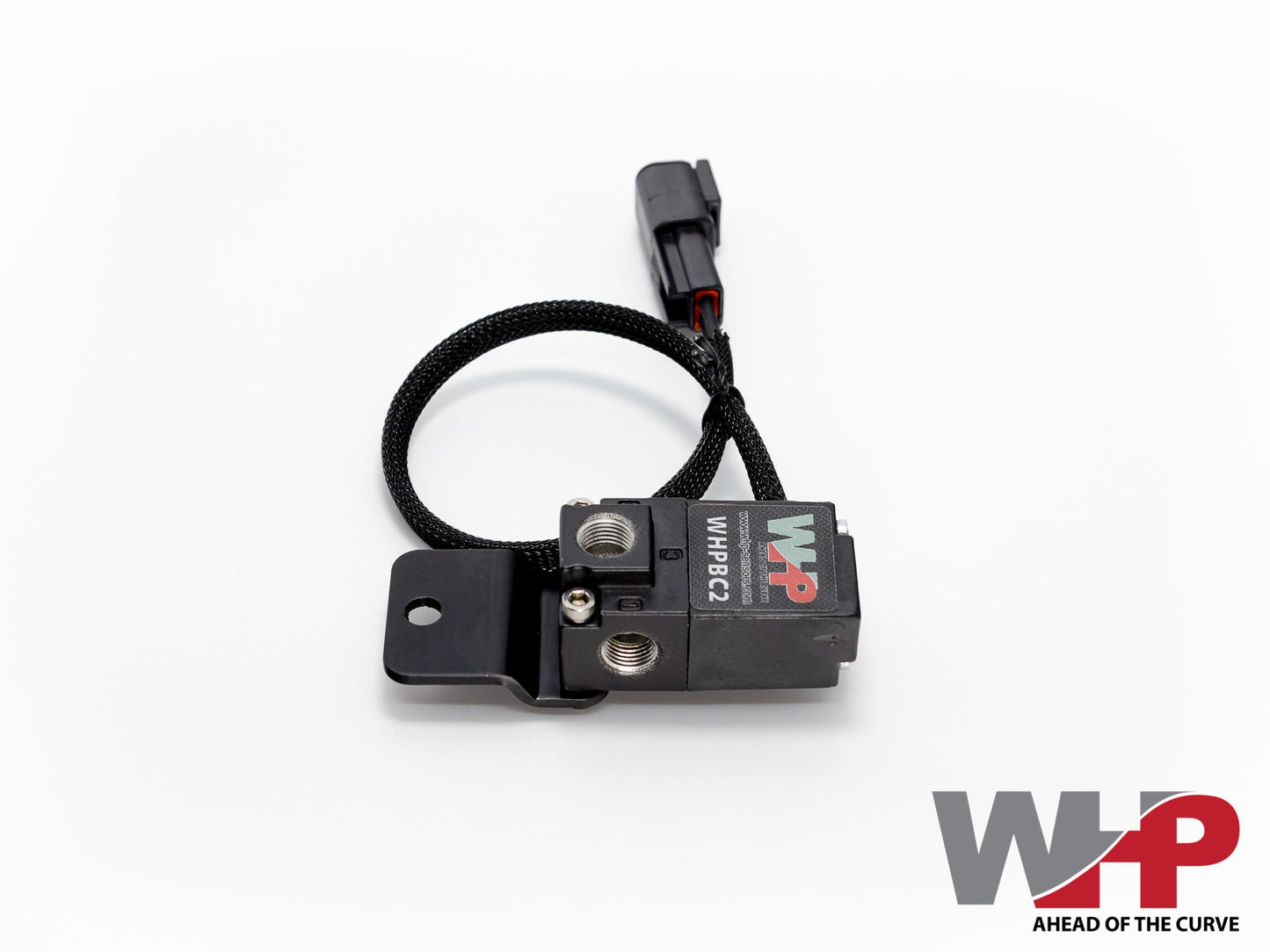 ECU MASTER - WHP BOOST CONTROL SOLENOID KIT- BLACK FITTINGS AND BRACKET