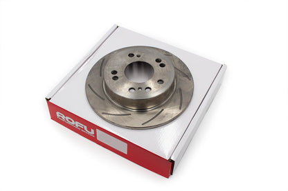 ROFU - Max Street Friction Slotted Rear Rotors Nissan 240SX S13 / S14 - 4 & 5 LUG