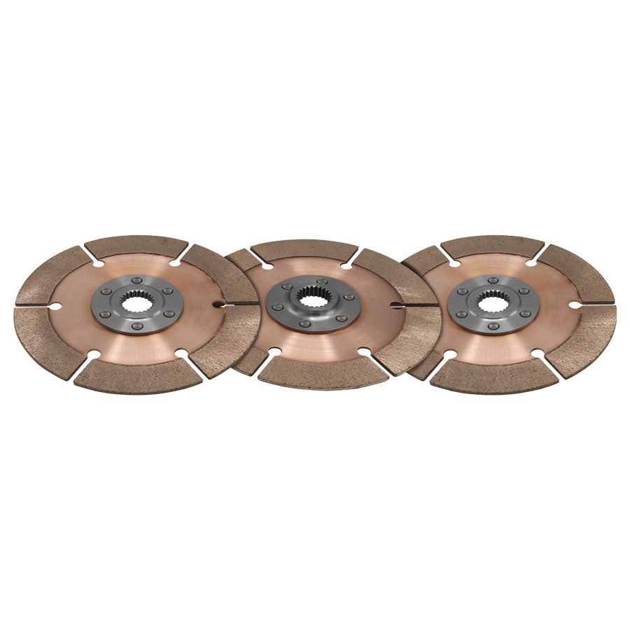 Tilton - OT-185 7.25” 3-Plate Metallic Clutch Disc Packs - "Back-to Back" Hub Configuration