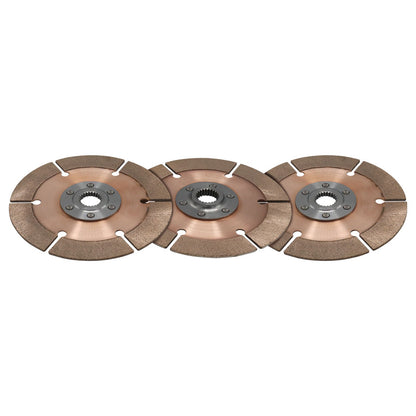 Tilton - OT-185 7.25” 3-Plate Metallic Clutch Disc Packs - "Back-to Back" Hub Configuration