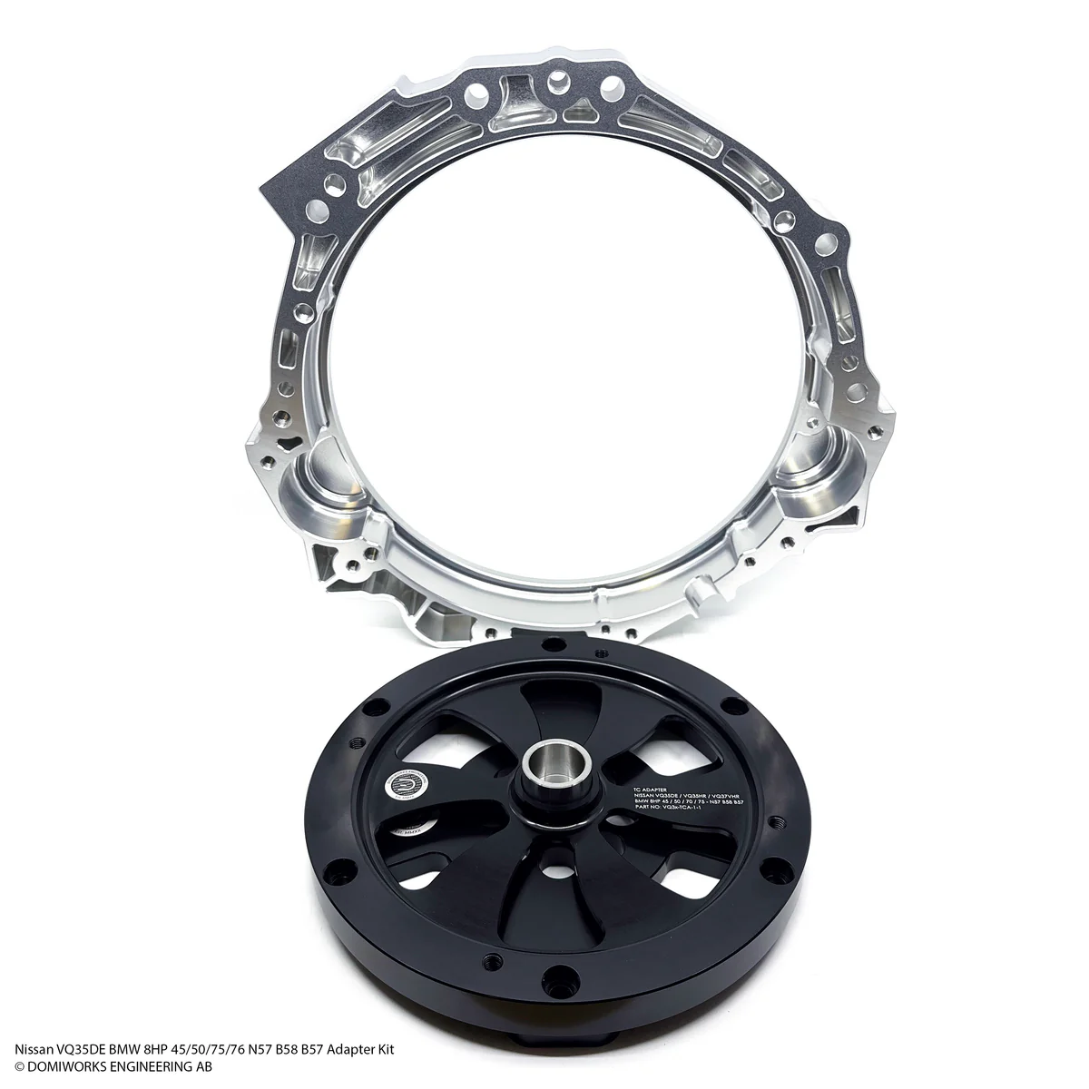 DomiWorks Engineering - NISSAN VQ35DE TO BMW 8HP 45/50/70/75 N57 B57 B58 ADAPTER KIT