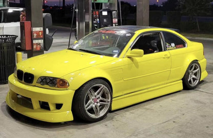 KBD - BMW E46 3 Series 2DR 4DR 1999-2005 ISB Style 1 Piece Polyurethane Front Bumper (37-6881)