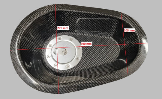 HGK Racing - Universal Fuel Filler Cap [Carbon Fiber]