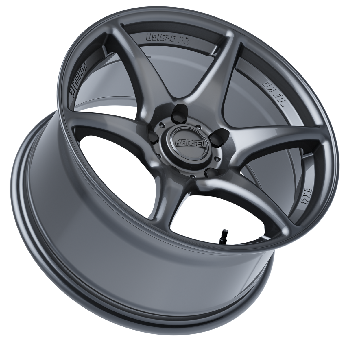 Kansei Wheels - TANDEM - Gloss Gunmetal