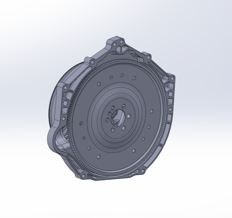 DomiWorks Engineering - CHEVY LS/LT/SB/BB ULTIM8HP BELLHOUSING KIT FOR 8HP 90/95