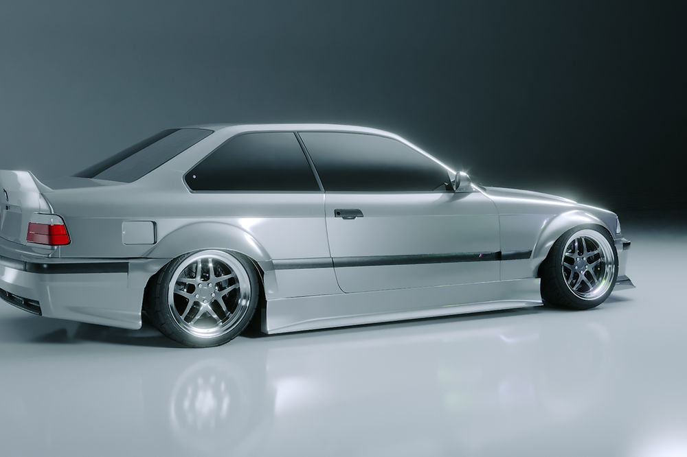 Big Duck Club - BMW E36 Coupe Overfender Kit (85mm)