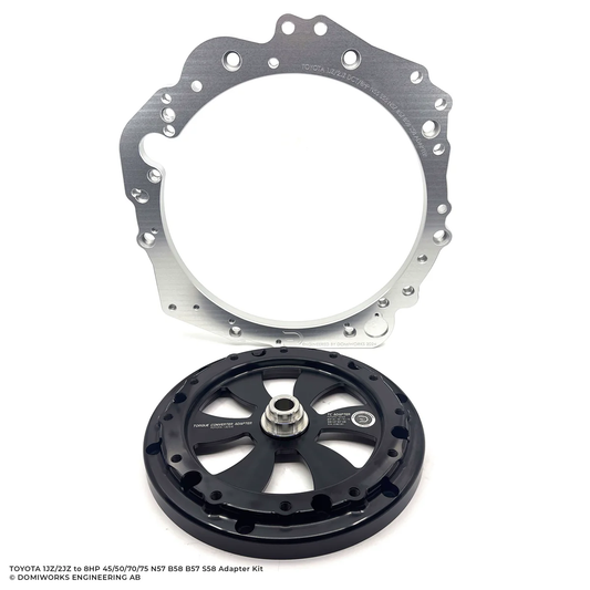 DomiWorks Engineering - 1JZ/2JZ TO 8HP 45/50/70/75/76 N57 B58 B57 S58 ADAPTER KIT