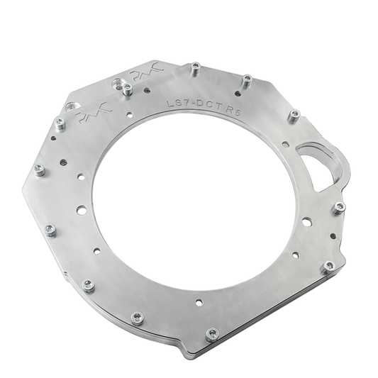 PMC - Gearbox Adapter Plate GM Chevrolet LS - BMW DCT DKG GS7D36SG N54 GS6-53BZ (F0DCT-R6-LS)