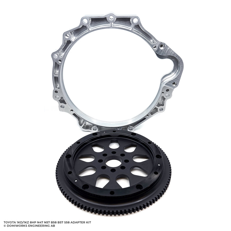 DomiWorks Engineering - TOYOTA 1KD/1KZ TO BMW 8HP N57 B58 B57 S58 ADAPTER KIT