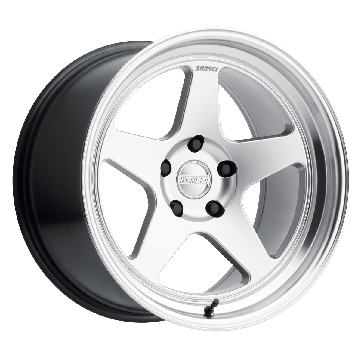 Kansei Wheels - KNP - Hyper Silver with Bright Machined Lip
