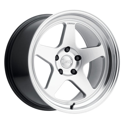 Kansei Wheels - KNP - Hyper Silver with Bright Machined Lip