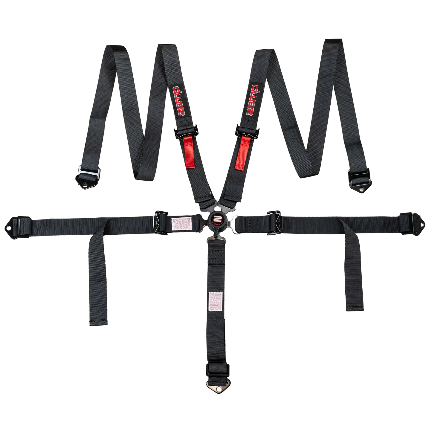 Zamp Race Seat Harness Youth Black 2\q 5 Point Camlock SFI 16.2