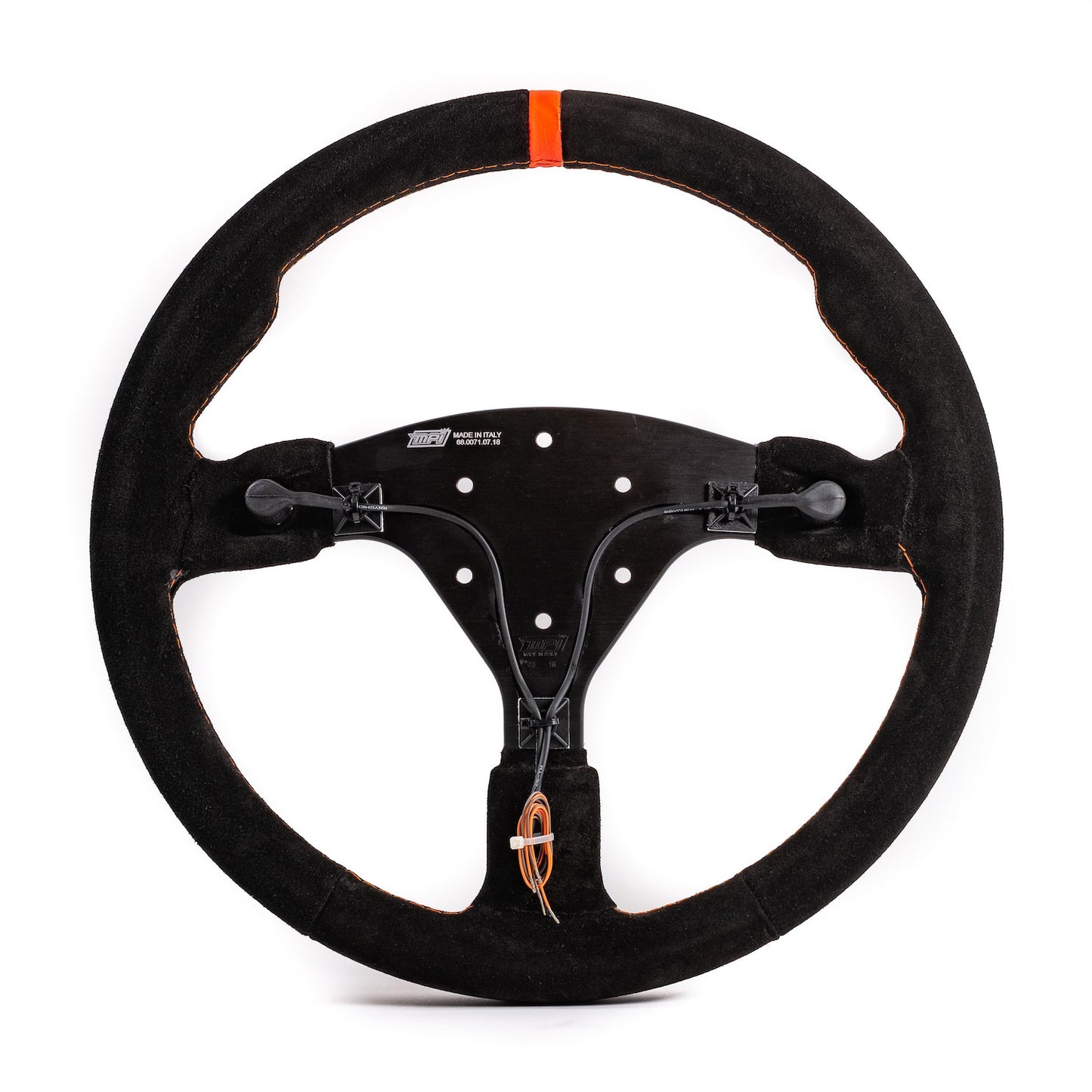 Max Papis Innovations - F-14-2B Flat Suede 2-Button Steering Wheel