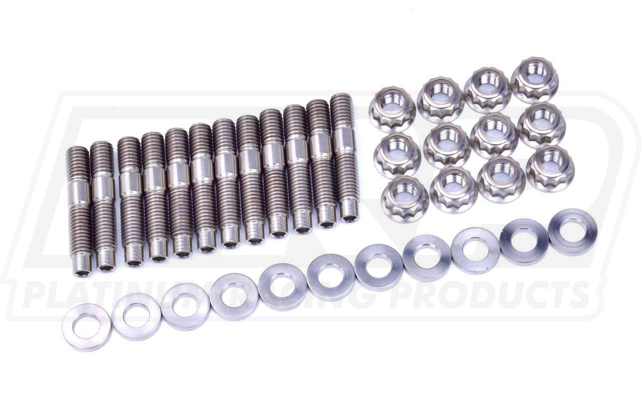 Platinum Racing Products - PRO SERIES TITANIUM INTAKE MANIFOLD STUD KIT TO SUIT TOYOTA 2JZGE NON TURBO