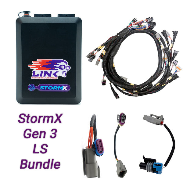 LINK ECU - Gen3 LS Cable Throttle Bundle: G4X StormX ECU + LS Engine Harness bundle