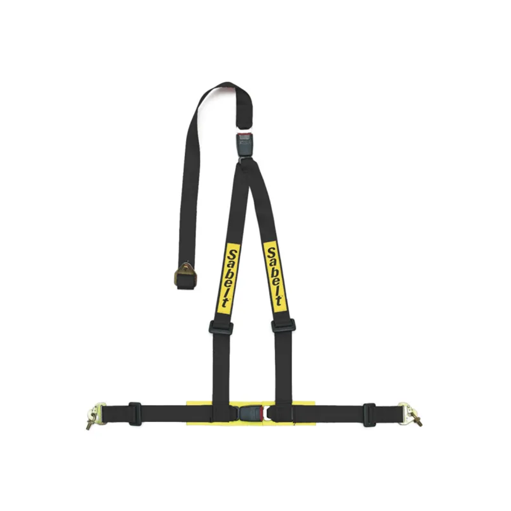 Sabelt - CLUBMAN SALOON 3-POINT, FULL 2″, BOLT-ON SHOULDER, SNAP HOOK LAPS