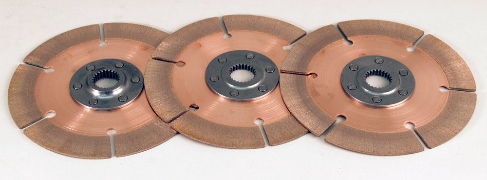 Tilton - OT-185 7.25” 3-Plate Metallic Clutch Disc Packs - "Back-to Back" Hub Configuration