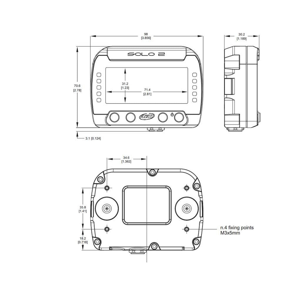 AiM - AIM Dash - Solo 2 GPS Lap Timer