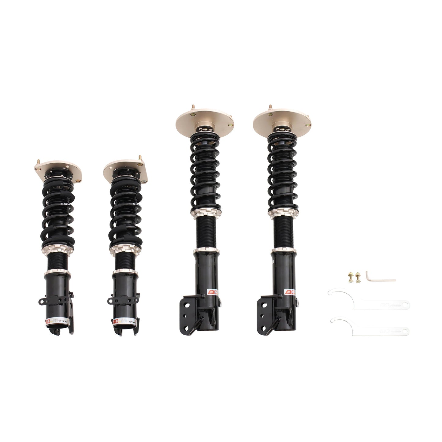 BC Racing Coilovers - BR Series Coilover for Dodge 00-05 Neon / 03-05 Dodge SRT-4 W/Rear Camber Plates (G-03-BR-RC)