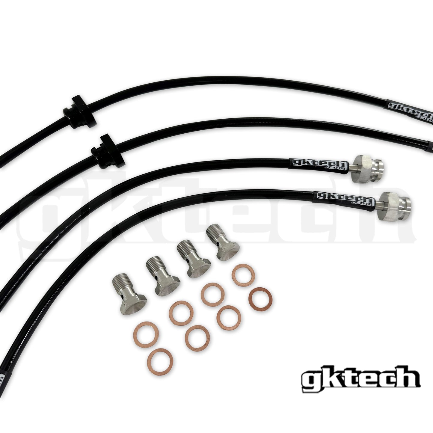 GKTech - S13 240SX BRAIDED BRAKE LINES