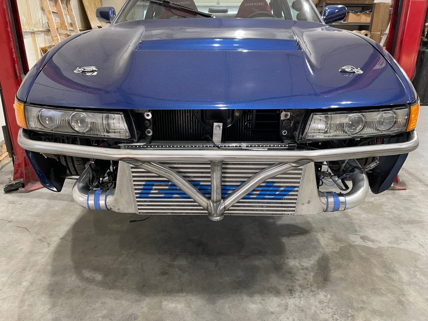 True Focus Fabrication - Nissan Silvia S13  - Front Standard Bash Bar