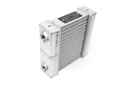 Improved Racing - High efficiency dual-pass oil cooler, 200 series, 15-row, 7.0" x 7.0" , -10AN female ORB ports