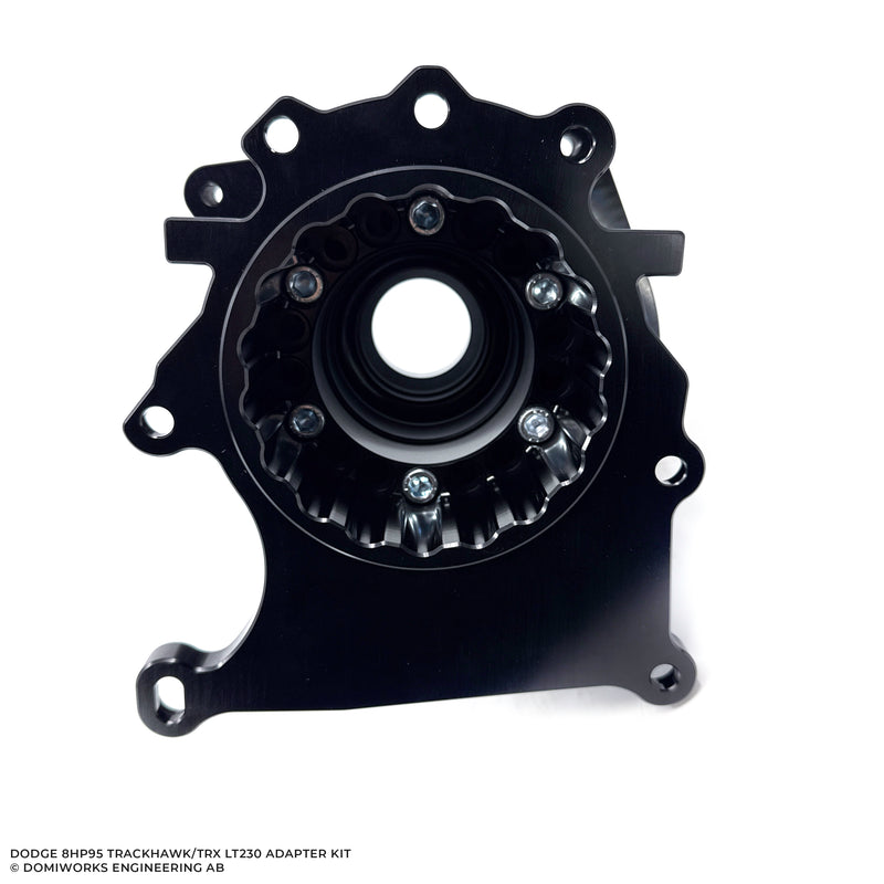 DomiWorks Engineering - LAND ROVER LT230 TRANSFER CASE ADAPTER KIT TO DODGE 8HP95 TRACKHAWK/TRX