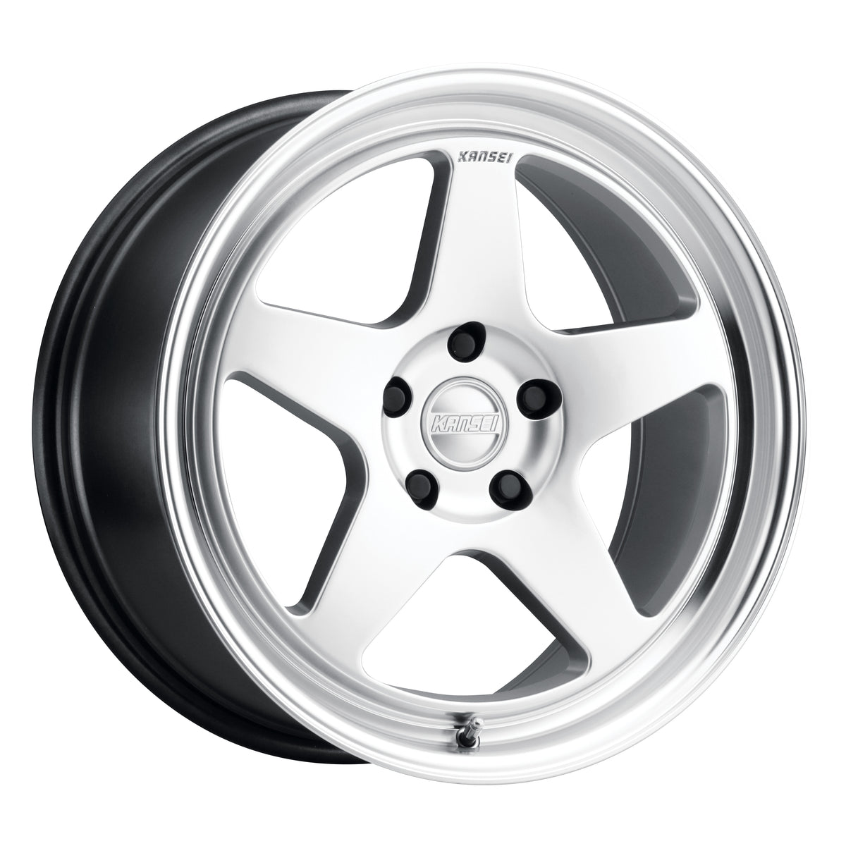 Kansei Wheels - KNP - Hyper Silver with Bright Machined Lip