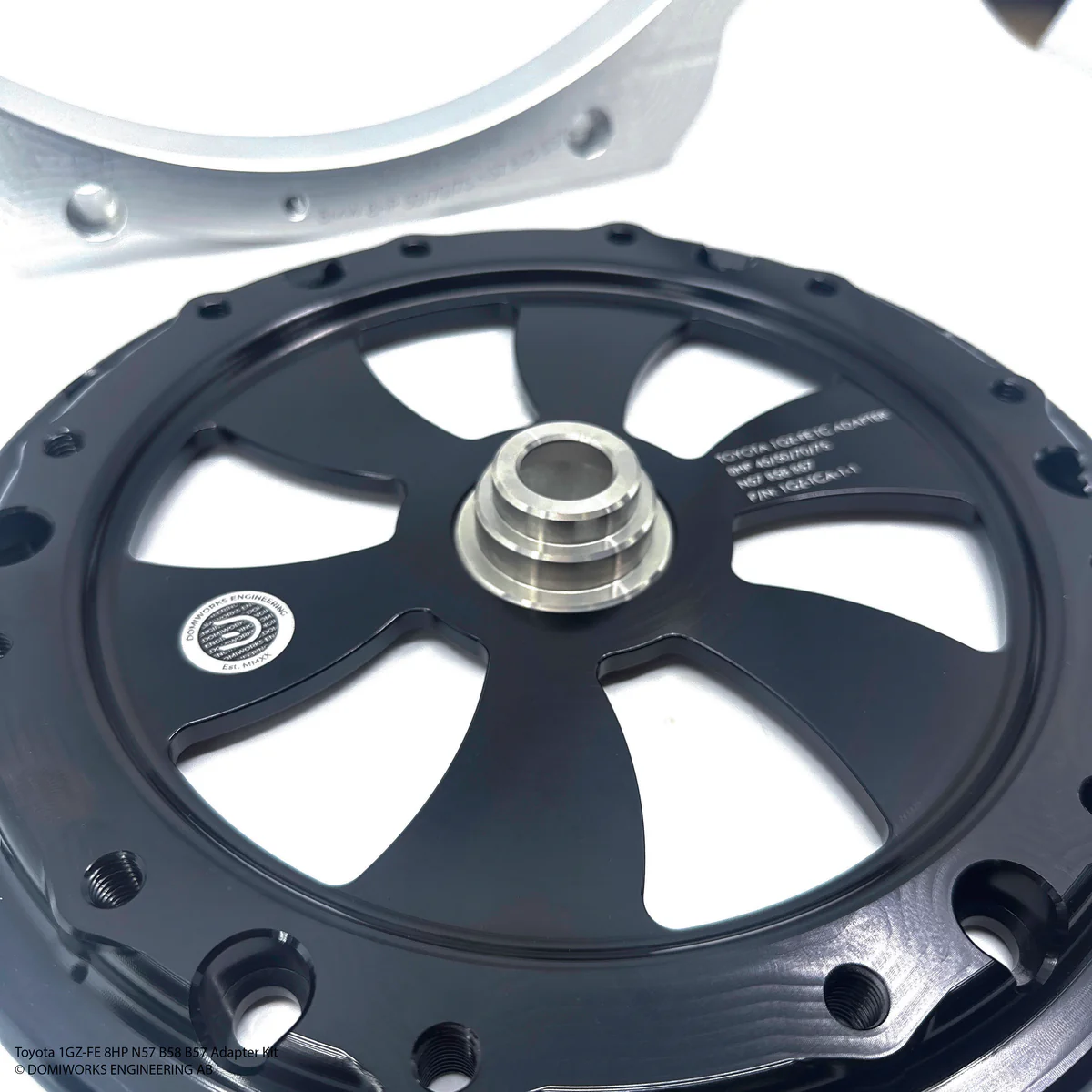 DomiWorks Engineering - TOYOTA 1GZ-FE V12 TO BMW 8HP 45/50/70/75 N57 B58 B57 ADAPTER KIT