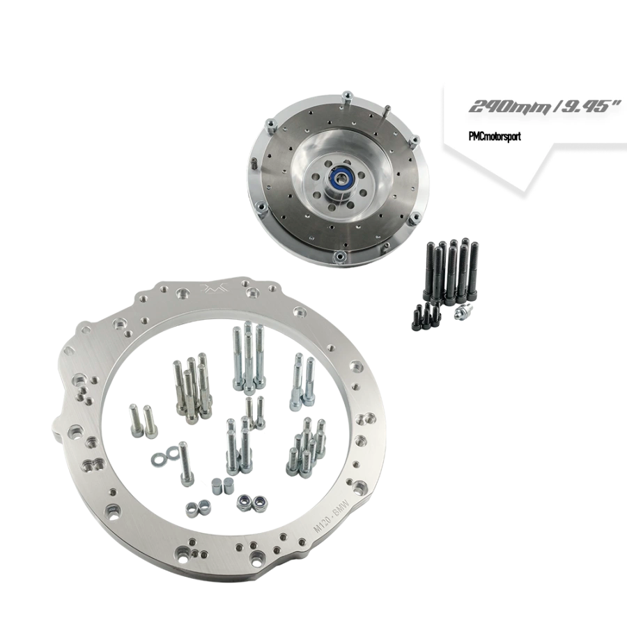 PMC Motorsport - Adapter kit Mercedes-Benz M120 - manual 6-speed BMW M57n GS6-53DZ HGD JGA - 240mm / 9.45"