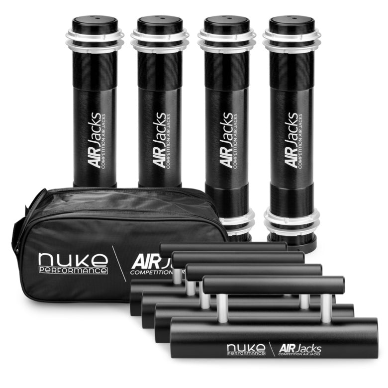 Nuke Performance - Air Jack 60 C 4pc Set, with PTFE hose kit and Quick release valve