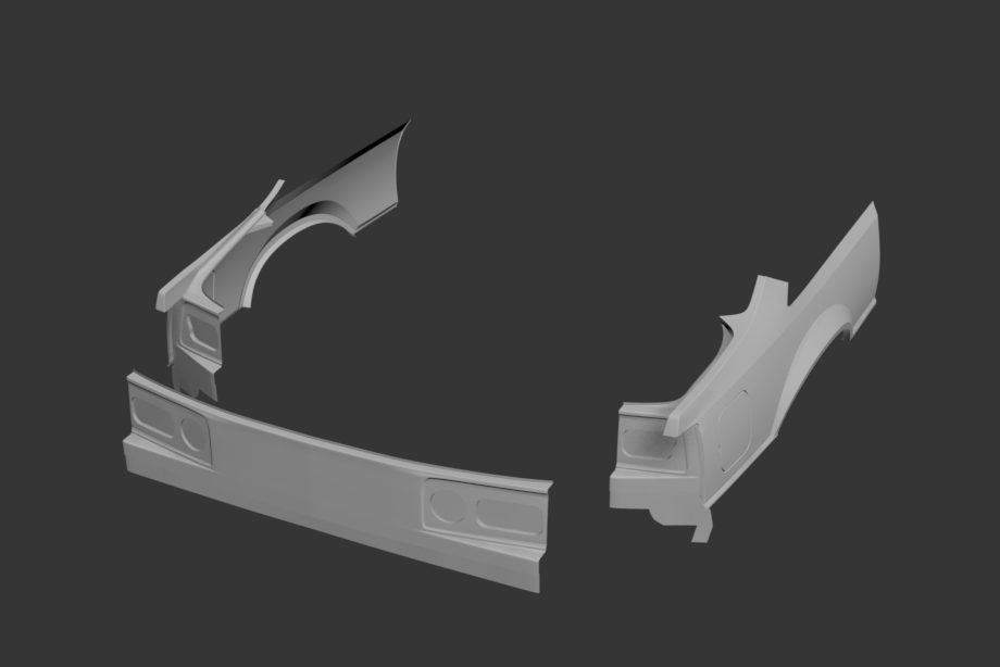 Big Duck Club - Mustang Foxbody - Rear Clip Delete