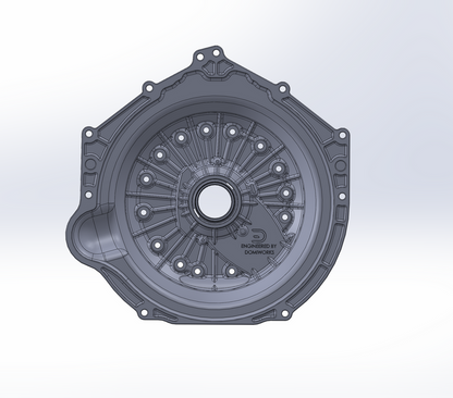 DomiWorks Engineering - CHEVY LS/LT/SB/BB ULTIM8HP BELLHOUSING KIT FOR 8HP 90/95