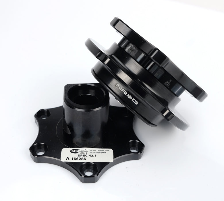 NRG SFI KEY WAY TYPE QUICK RELEASE BLACK