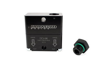 Improved Racing - High-Flow Dual Source PCV Check Valve for Turbocharged Engines, -6 ORB