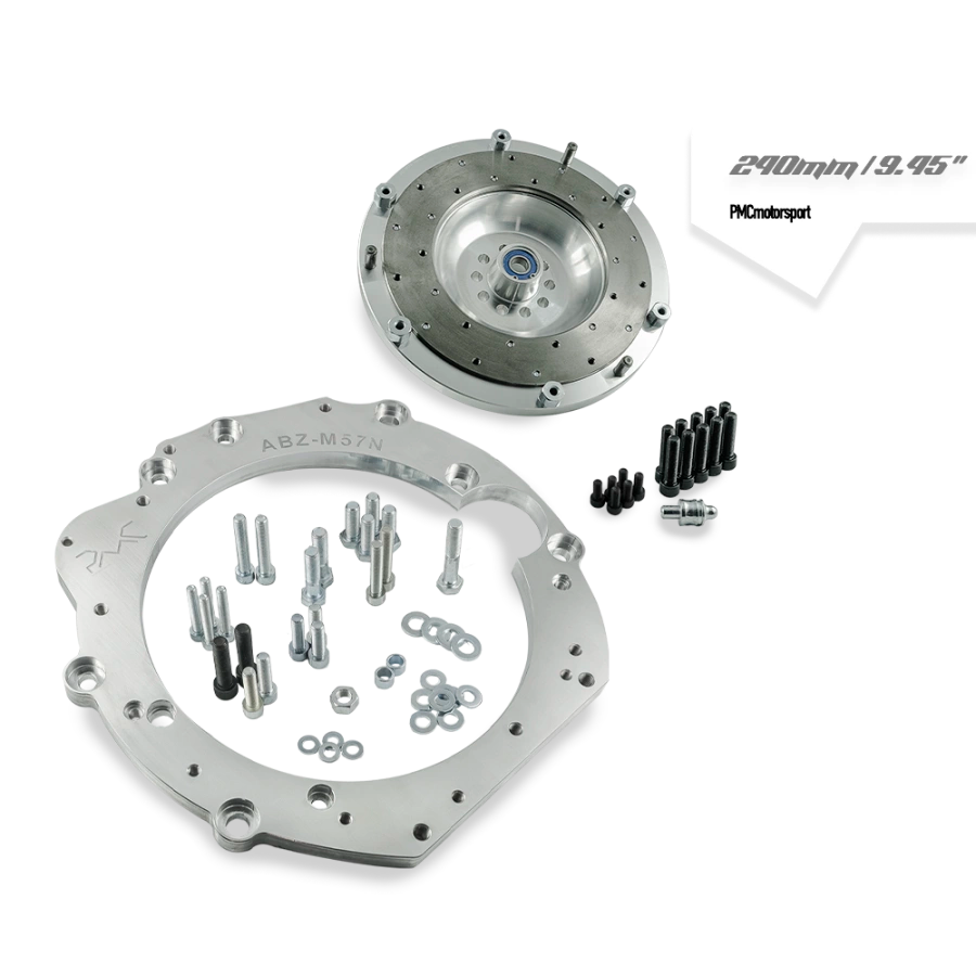 PMC Motorsport - Adapter Kit Audi ABZ - manual 6-speed BMW M57n GS6-53DZ HGD JGA - 240mm / 9.45"