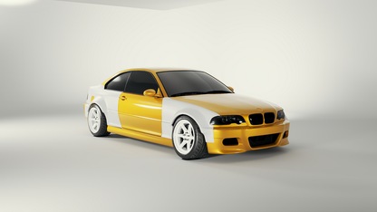 Big Duck Club - BMW E46 V2 - Coupe Wide body kit