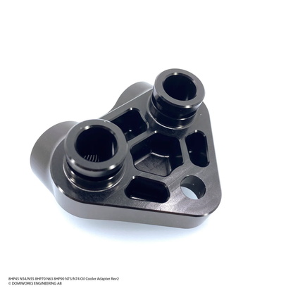 DomiWorks Engineering - 8HP Oil Cooler Adapter - N54/N55 N63 N73 N74 - Type 2