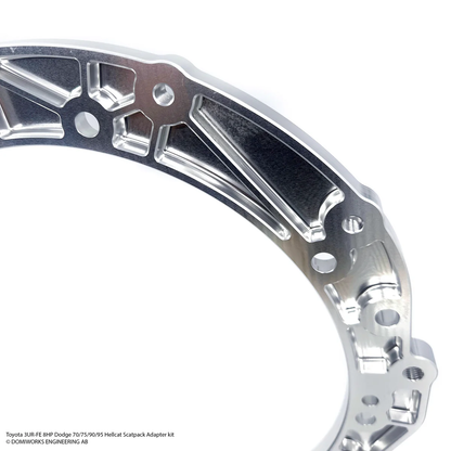 DomiWorks Engineering - TOYOTA 3UR-FE TO DODGE 8HP 70/75/90/95 SCAT PACK HELLCAT ADAPTER KIT