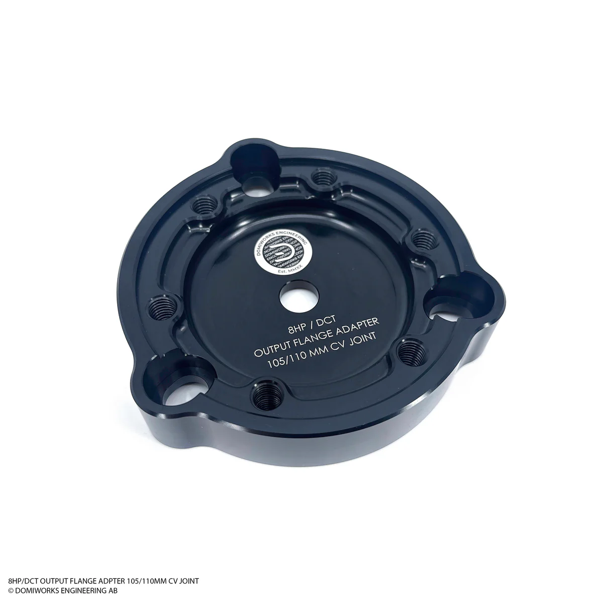 DomiWorks Engineering - 8HP / DCT Output Flange adapter 105-110mm with 18mm or 22mm inserts - CV Joint