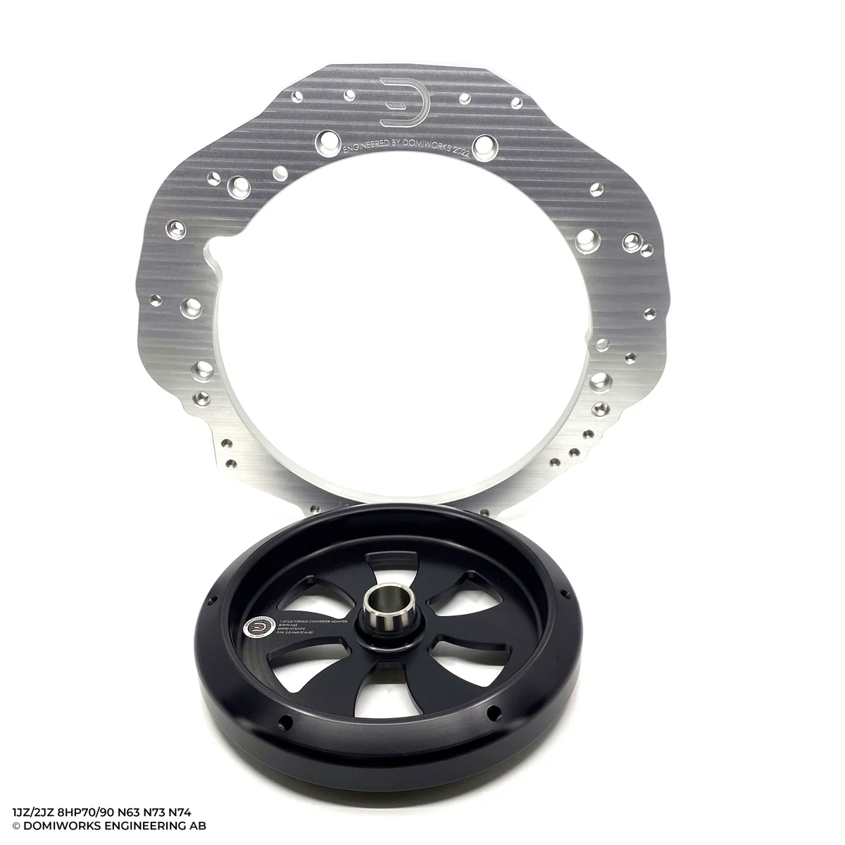 DomiWorks Engineering - 1JZ/2JZ TO 8HP70 N63 8HP90 N73 N74 ADAPTER KIT
