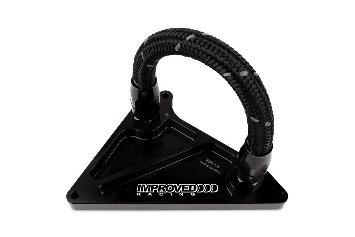 Improved Racing - Oil cooler adapter, GM Gen V V8, 6th Gen Camaro