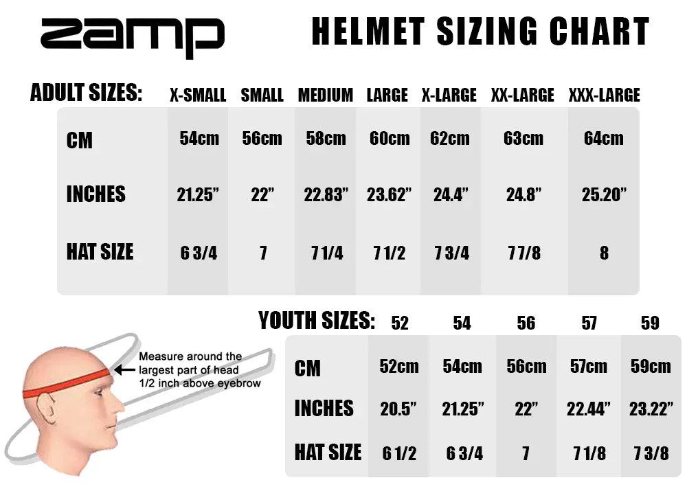 Zamp RZ-61S SNELL SA2025 Red/Blue Graphic