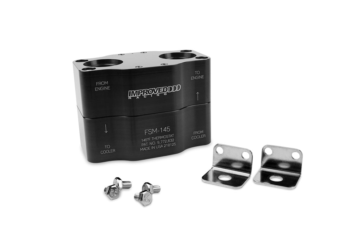 Improved Racing - Flow Series Motorsport remote inline oil thermostat, 215F