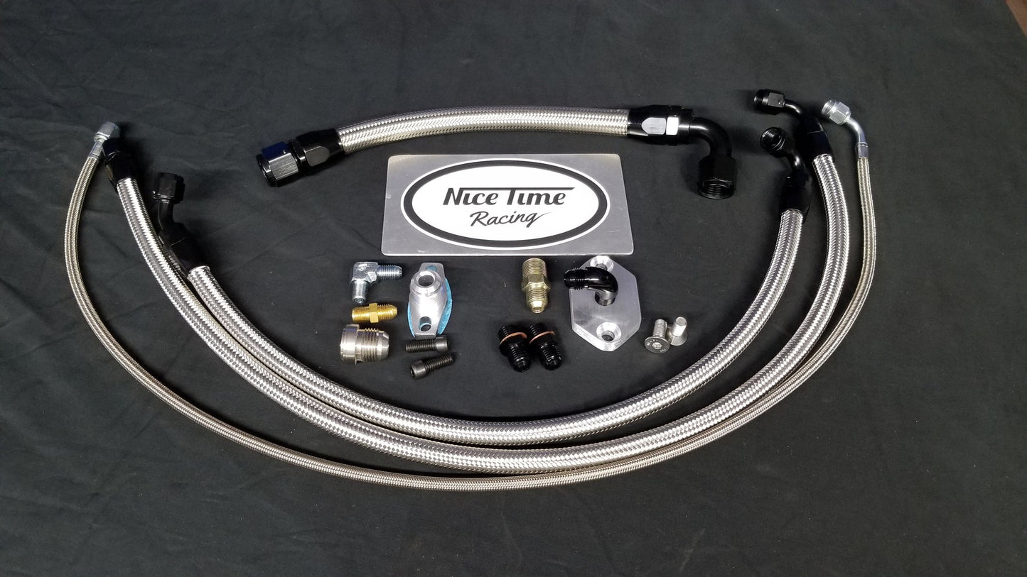 Nice Time Racing KA24DE/KA24E Turbo Plumbing kit SR Location