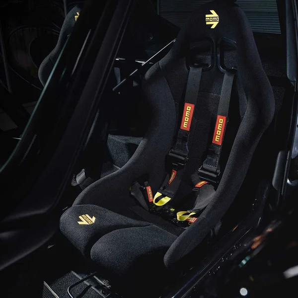 Momo Supercup Seats (FIA 8855-1999) - Black Hardshell
