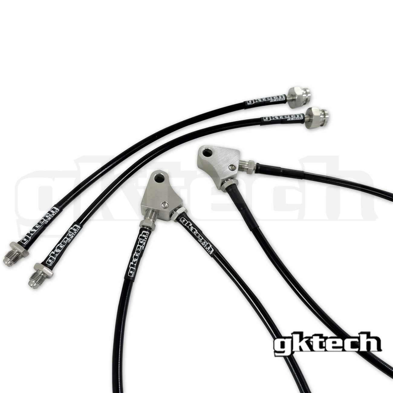 LINHAS DE FREIO TRANÇADAS GKTech - R33 GTS-T (R33BRAKELINECOMBO) 