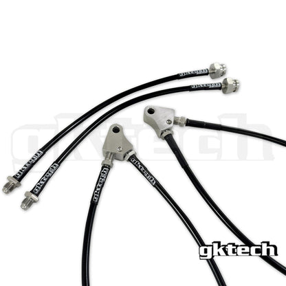 LINHAS DE FREIO TRANÇADAS GKTech - R33 GTS-T (R33BRAKELINECOMBO) 